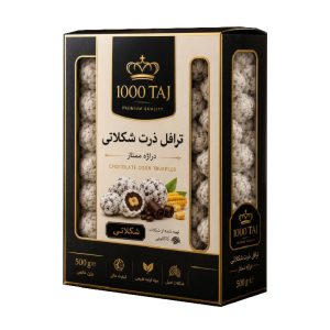 ترافل ذرت شکلاتی جعبه هزار تاج